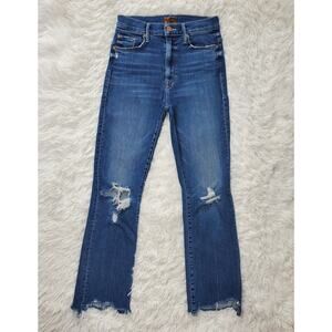 MOTHER Blue Ankle & Cropped Jeans